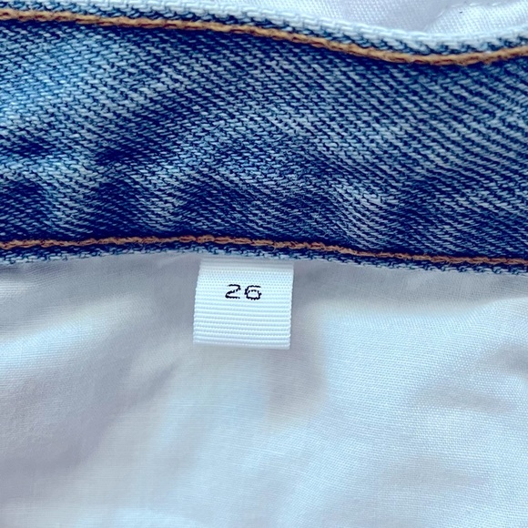 NWOT Frame Denim Rigid Re-ReLease Le Original Skinny Light-Wash Blue Jeans 26 Sm - Picture 13 of 16